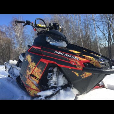 Наклейки на снегоход Polaris PRO RMK 2009-2015 [384]