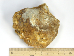 Барит, включения других минералов, Белореченское месторождение, Адыгея, Северный Кавказ, Россия (80*75*45 мм, вес: 380 г) №21522