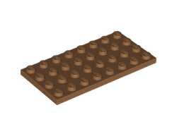 Plate 4 x 8, Medium Nougat (3035 / 6218145)