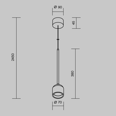 Подвесной светильник Apex, O491PL-L6B3K