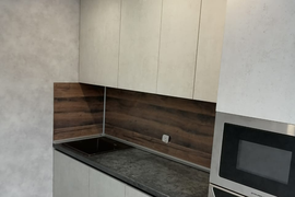 Кухня белый Бетон 2