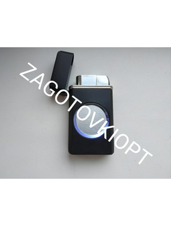 Зажигалка металлическая в комплекте с линзой под нанесение логотипа