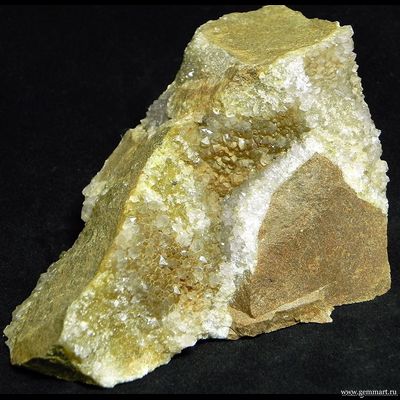 Друза бледного Аметиста с друзой прозрачного Кварца