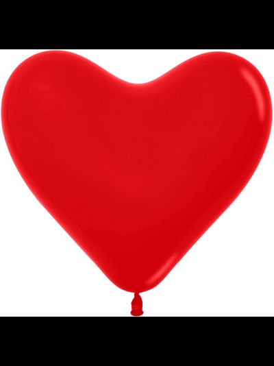 Воздушный шар сердце красное