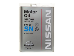 Масло моторное Nissan Strong Save X 5w30 SN 4л