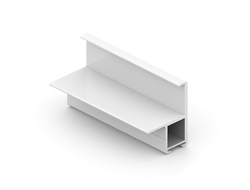 Вертикальный профиль NOVA Белый Глянец  L=...мм NB0487.VP540.WHGPC.CJ ARISTO