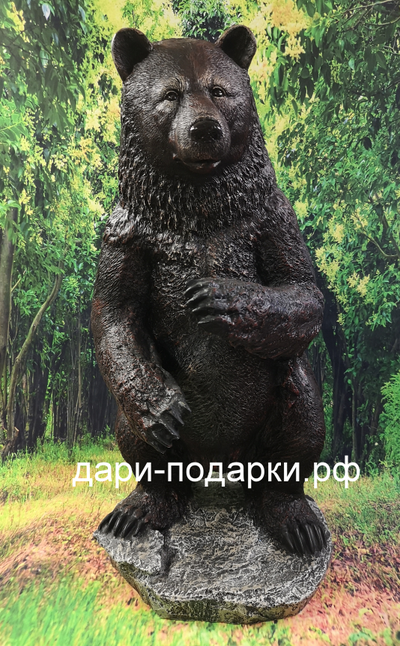 Медведь - символ силы, мудрости и защиты  73*34см   2,8 кг  полистоун  Россия 4877/016712