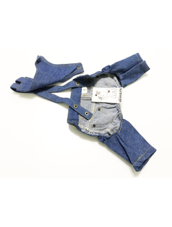 Джинсовые штаны для собаки темные