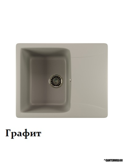 Мойки из искусственного мрамора MIXLINE ML-GM26 с крылом 470*580*190мм