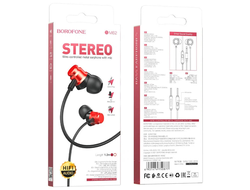 Наушники проводные Borofone  BM62 red