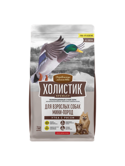 Холистик Премьер для собак мини-пород, Утка с рисом 1 кг