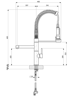 Смеситель Reginox LEDRO