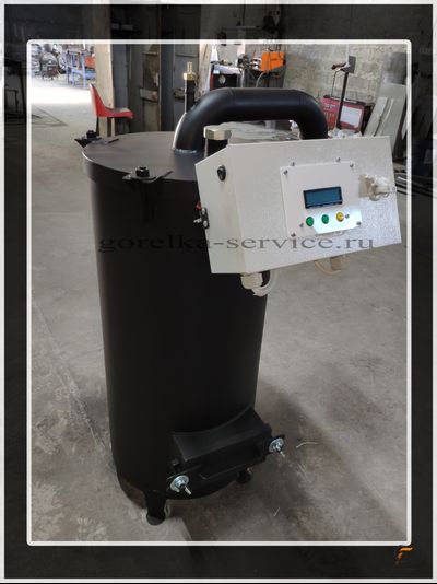 Котел на отработанном масле капельного типа