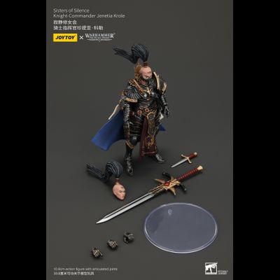 Дженеция Крол, рыцарь-командор Сестер Безмолвия (Warhammer Horus Heresy) - КОЛЛЕКЦИОННАЯ ФИГУРКА 1/18 Sisters of Silence Knight-Commander Jenetia Krole (JT00829) - JOYTOY