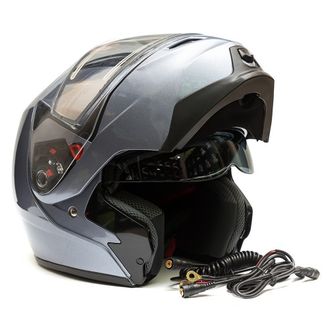 Купить Снегоходный шлем модуляр G-339 SNOW GREY MET