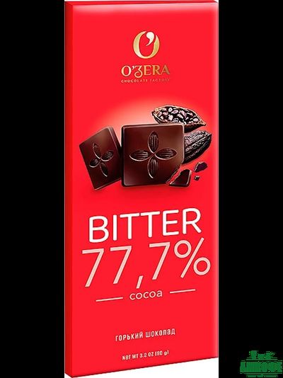 Ozera Bitter 77,7% горький, 90 гр.