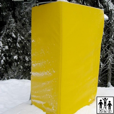 Мат П-образный (наружные размеры 2*0,4*0,5*0,4м, внутренние размеры 2*0,3*0,3*0,3м) для горнолыжных трасс DNN