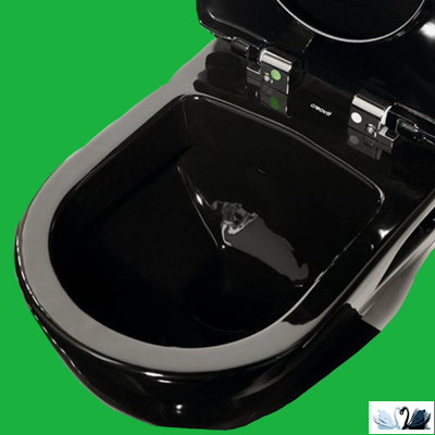 Унитаз Creavit Terra Black TP325-11SI00E-0000 черный c инсталляцией - комплект с сиденьем микролифт, клавишей SPA Black (TP325-11SI00E-0000 + GR5003.01 + GP7002.02 + KC0103.03.1300E)