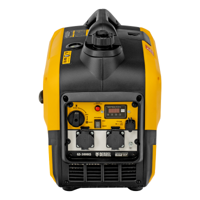Генератор инверторный GS-3000iS, 3,0 кВт, 230 В, закрытый корпус, ручной старт Denzel