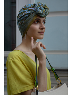 Платок "Снегопад" дизайнерский, 90х90 см