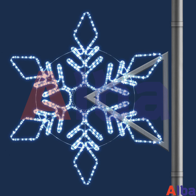 Светодиодная консоль Снежинка большая