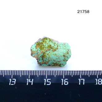 Бирюза натуральная (горбушка) Казахстан арт.21758: 5,9г - 26*19*10мм