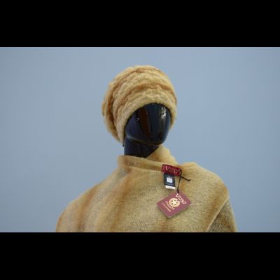 Шарф палантин Vizio Италия 6943 SX светло - коричневый фото