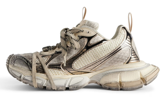 Balenciaga 3XL Worn-Out Ivory Metallic Old
