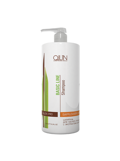 OLLIN Basic Line Шампунь для частого применения с экстрактом листьев камелии, 750 мл