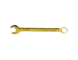 Ключ комбинированный, 17 мм, желтый цинк Сибртех