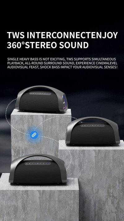 Караоке - система SODLK S1617 320W BLUETOOTH аккумуляторная с двумя беспроводными микрофонами