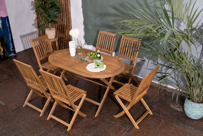 Обеденная группа из акации Oxford M