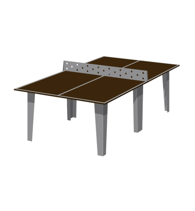 Стол теннисный Romana 203.13.02-01 (встроенная металлическая сетка)