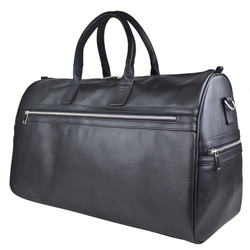 Кожаная дорожная сумка Caspoli Premium black (арт. 
4040-51)