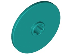 Technic, Disk 3 x 3, Dark Turquoise (2958 / 6296502)