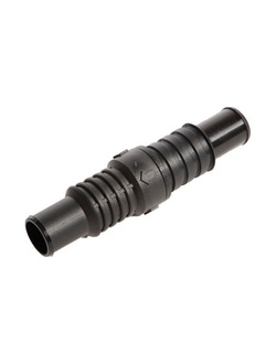 Клапан невозвратный Whale LV1219 под шланг Ø19/25мм из чёрного пластика