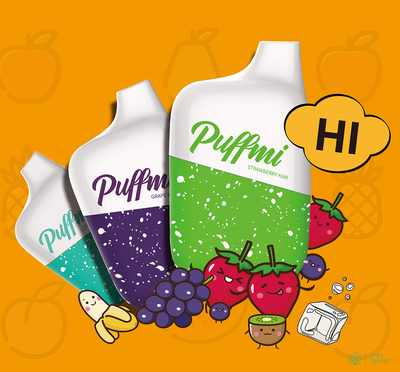 Одноразовая электронная сигарета PUFFMI DY4500, 2%, 12 мл, 500 мАч, 4500 затяжек (подзаряжаемая)