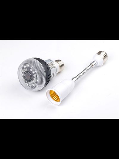 WiFi видеоняня/телекамера (в виде лампы накаливания, цоколь Е27)  с DVR , Full HD 5Mp (Pro iCam)