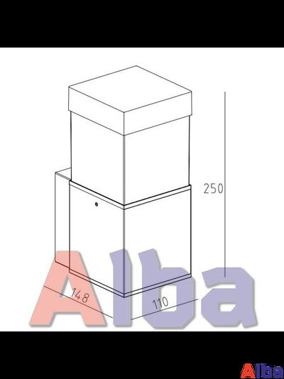 LED светильник садово-парковый 851