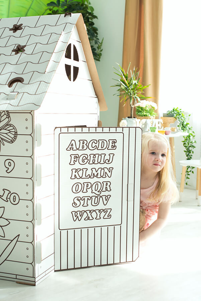 Дом раскраска Bibalina английский алфавит купить в Воронеже