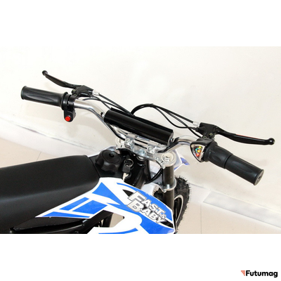 Электромотоцикл GreenCamel Питбайк DB300, 36V 800W R10 быстросъемная батарея синий