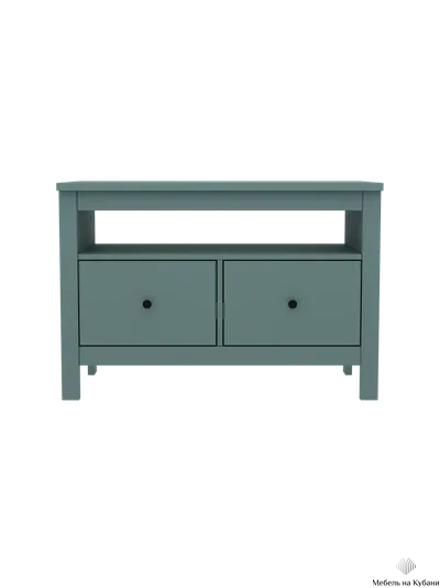 2.08.03.080.6 САГА тумба 2 ящика темно-бирюзовая