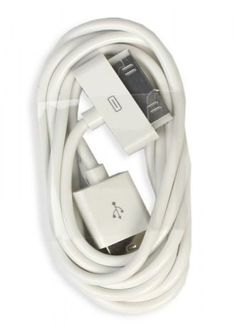 USB DATA-кабель iPhone 4/4S Smartbuy IK-412 1м, белый