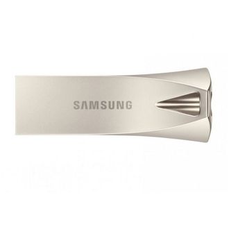 Флеш-память Samsung BAR Plus, 128Gb, USB 3.1 G1, металл, серебряный, MUF-128BE3/APC