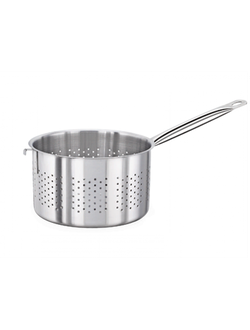 Сотейник перфорированный 28x17 см, нержавеющая сталь AISI 304