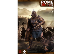 ПОСЛЕ ОБЗОРА - Римский гладиатор скисор (арбелас) в золотой броне - Коллекционная ФИГУРКА 1/6 Imperial Army Hunting Ground Fighter SCISSOR Gold Edition (HH18035) - HHMODEL & HAOYUTOYS