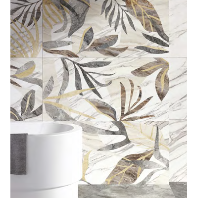 Marble Set, 60х120 см, керамогранит, Оробико Темный Греж Лаппато Ректификат R9 (9мм), K951333LPR