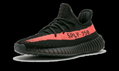 Adidas Yeezy Boost 350 v2 Черные с красным