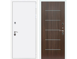 Белая дверь Rx5 с молдингами