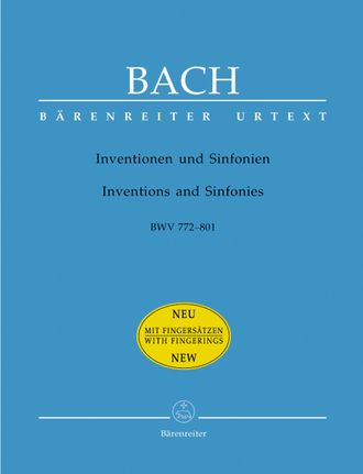 Bach, J.S. Inventions and Sinfonias BWV 772-801 for Piano